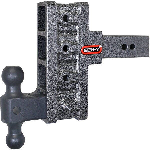 MEGA-DUTY 2.5 Shank 6 Offset Drop 3K TW 21K Hitch & GH-061 Dual-Ball